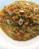 Risotto de cebada perlada
