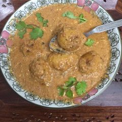 Kashmiri dum aloo A picture of Kashmiri dum aloo.