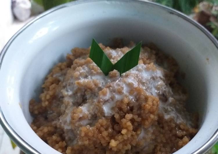Resep Bubur Kunyit/Jewawut Original yang Sempurna