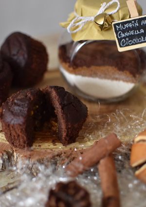 Foto di Muffin cacao, cannella e cioccolato