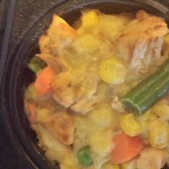 A picture of Mini chicken pot pies.