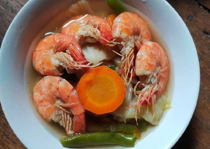 Sop Udang Sayuran