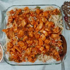 A picture of Singaporean rice.