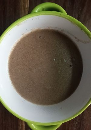 A picture of Uji lishe#breakfastchallenge.