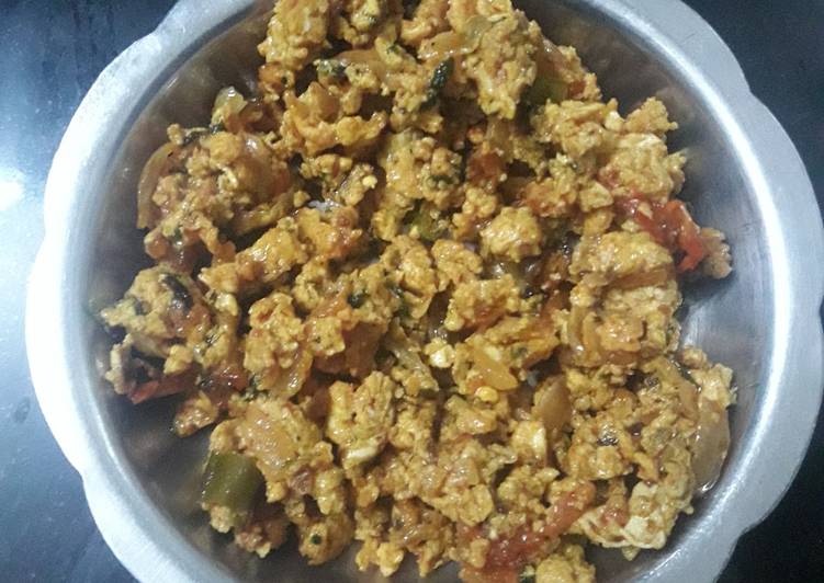 Healthy egg burji