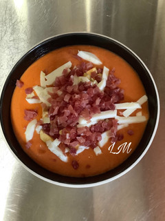Una foto de Salmorejo a mi manera en Thermomix