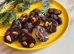 Une photo de 🎁Mendiant chocolat 🍫 fête 🥳 noël 🎅