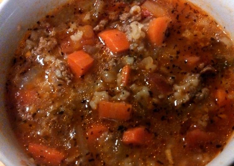 Easiest Way to Prepare Any-night-of-the-week Hearty Hamburger Soup