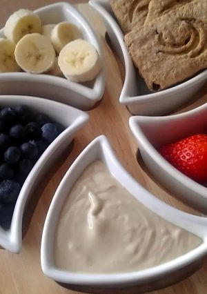 A picture of Vickys Creamy Butterscotch Dip, Gluten, Dairy, Egg & Soy-Free.