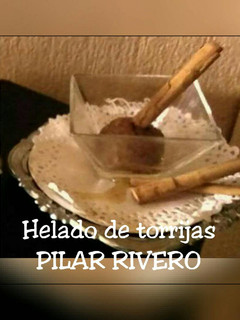 Una foto de Helado de torrijas