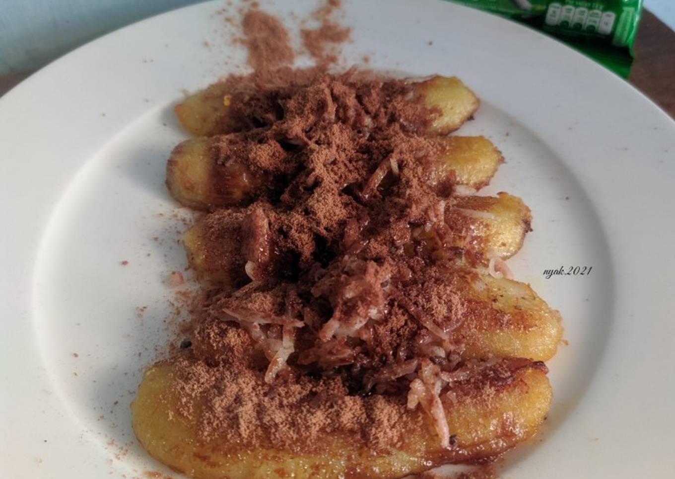 Pisang Bakar Keju Milo