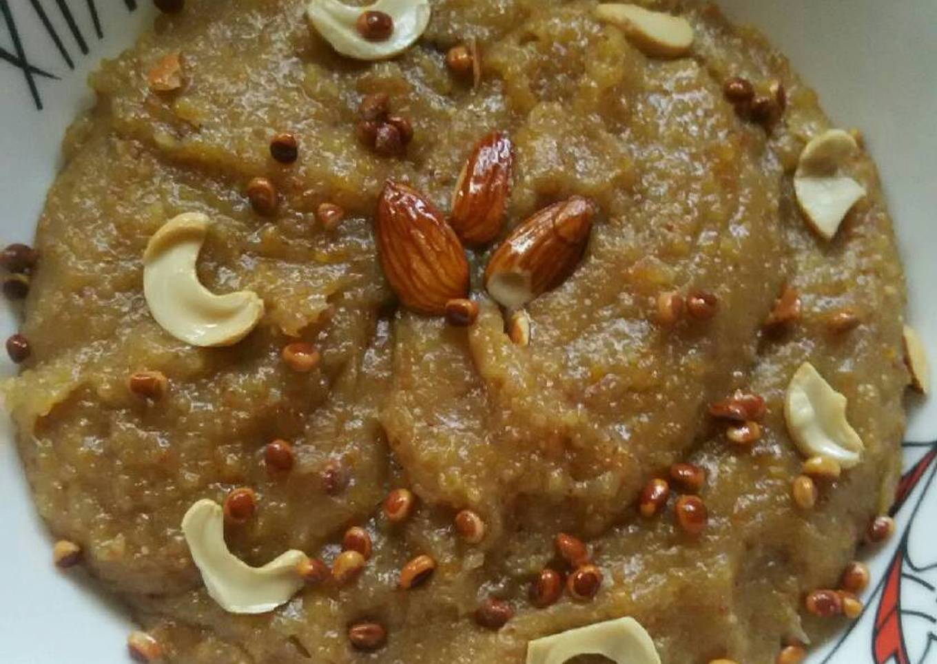 Instant moong daal halwa