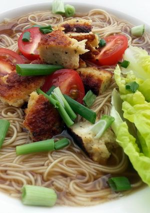 A picture of Somen Noodle Soup .