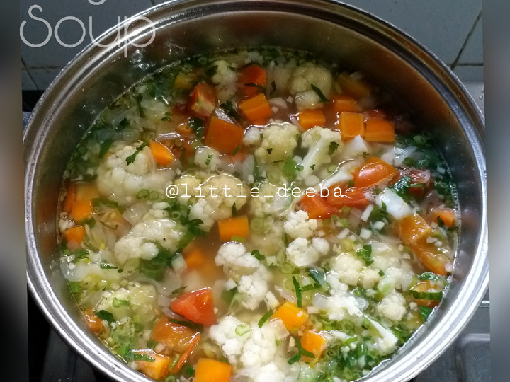 Resep SUP SAYUR/Vegetable Soup (praktis, segar, enak) Anti Gagal