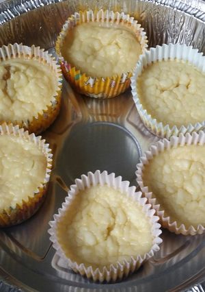 A picture of Chocolate Chip Cookie Cheesecake Cupcakes.