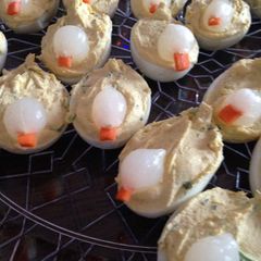 A picture of Lil Chicks Deviled Eggs.