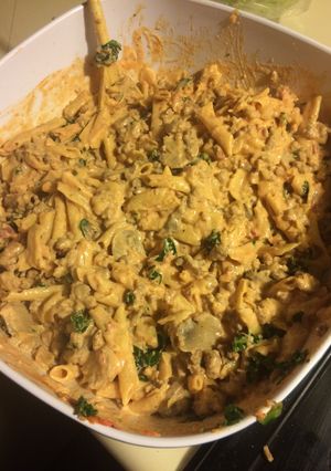 A picture of Turkey Quina Pasta.