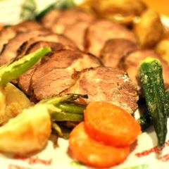 A picture of Roast Pork With Shio-Koji and Garlic.