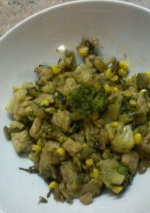 A picture of Peppery Chicken Veg Stir Fry.