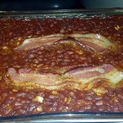 A picture of Mimi's Baked Beans.