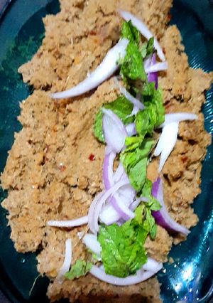 A picture of Kachri kabab.