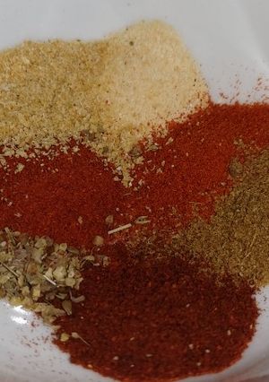 A picture of My fajita seasoning.