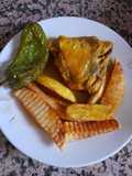 مرقة بطاطا زعرة