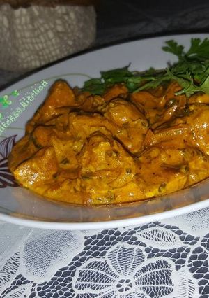 عکسی از دستور خورش کاری