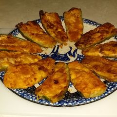 A picture of Stuffed Jalapeños (Lactose free).