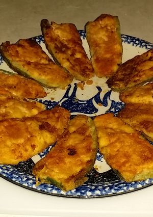 A picture of Stuffed Jalapeños (Lactose free).