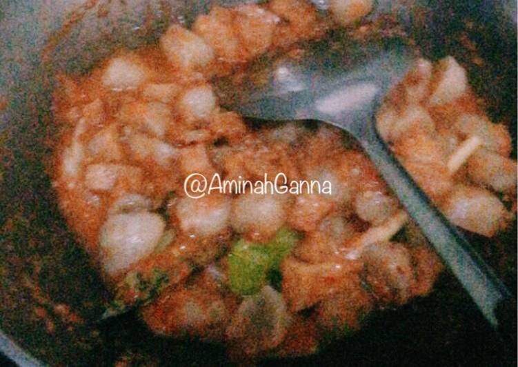 Recipe: Yummy Pentol ayam rica rica