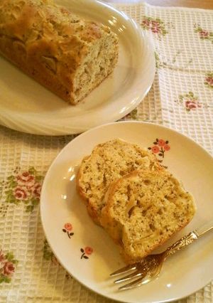 A picture of Apple Cake With A Subtle Tea Flavor.
