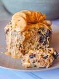 Mug cake banana bread con chocolate