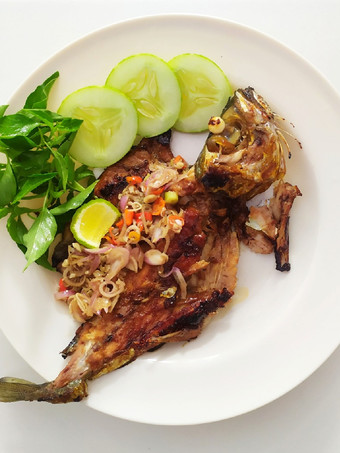 Resep Ikan Bakar sambal matah Menu Enak