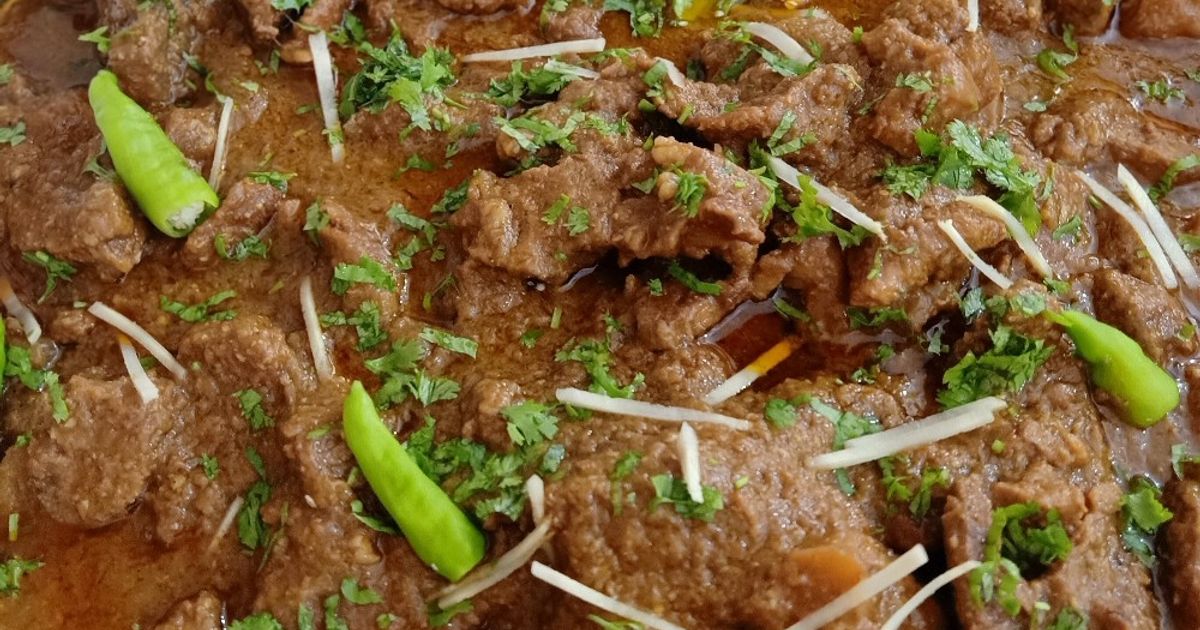 Desi Ghee Ki Beef Karahi Recipe by Umme Ahmad - Cookpad