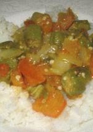 A picture of Okra Indian Style.