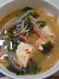 Miso Soup with Chicken Broth