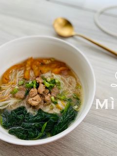 Hình của món Mì vịt - ăn dặm.