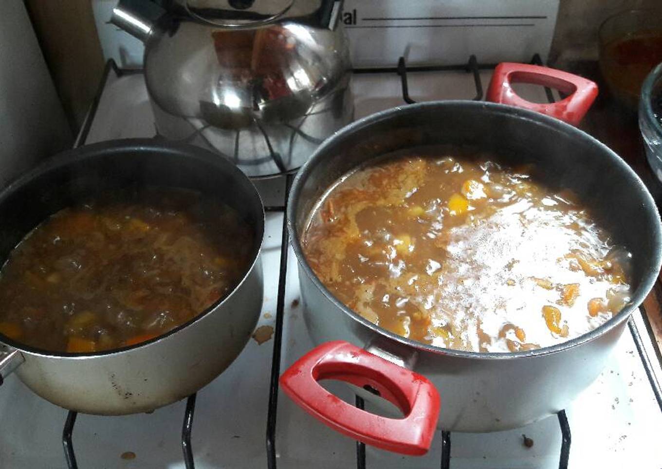 Guiso de lentejas con jamón ahumado