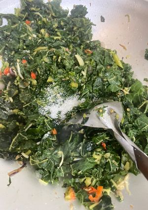 Foto resep 93. Oseng daun pepaya dan teri