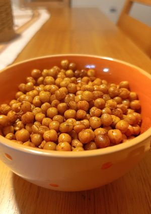 Una foto de Snacks saludable de garbanzos