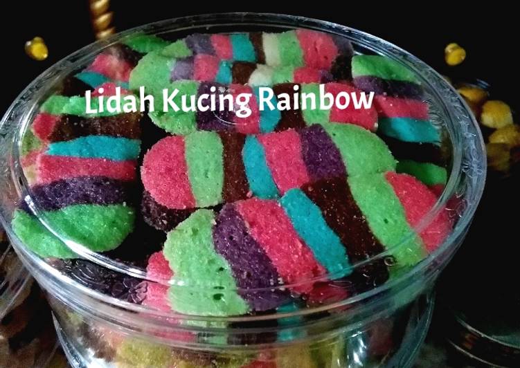 Cara Musim Semi Di RumahLidah Kucing Rainbow super renyah n legit