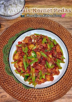 Foto resep Tumis Kornet Pedas