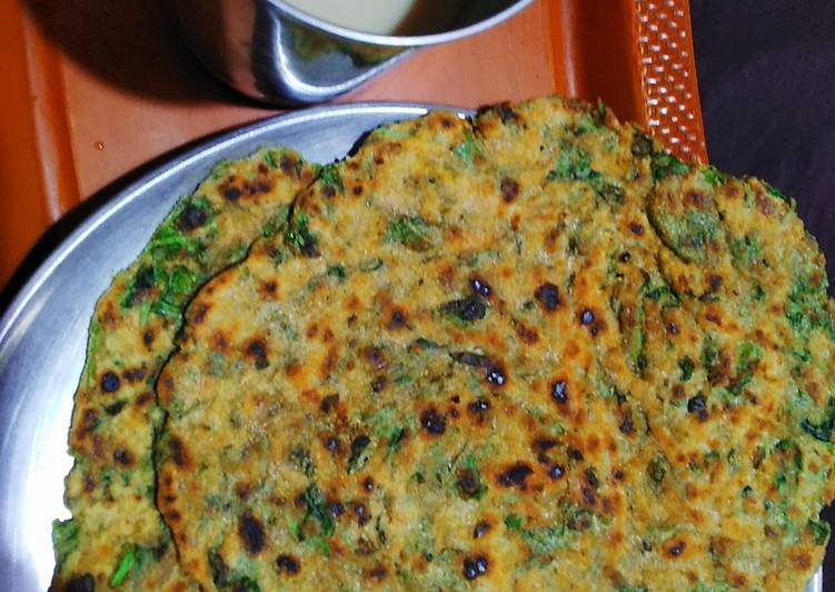 Fenugreek leaves Paratha