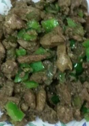 صورة لوصفة كبدة فراخ على طريقة الكبده الاسكندراني
