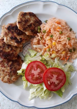 Una foto de Tortitas de pollo