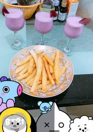 Foto resep Juice buah naga