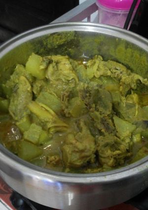 Foto resep Ayam Pepaya Muda (Jukut Gedang)
