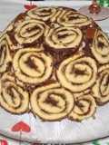Bizcocho relleno de helado