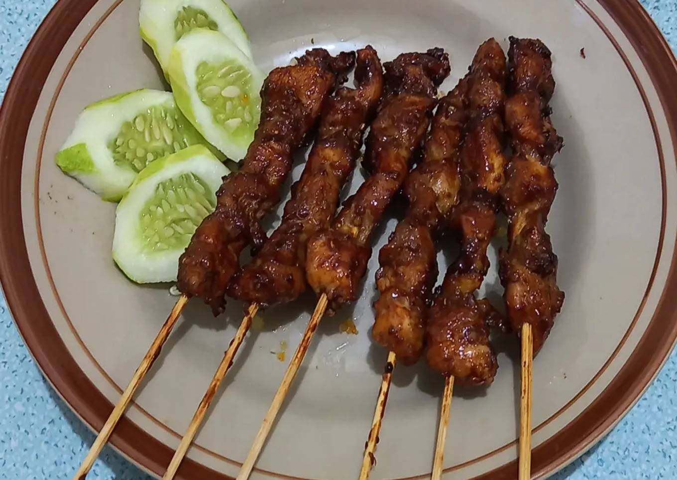 Sate ayam simple